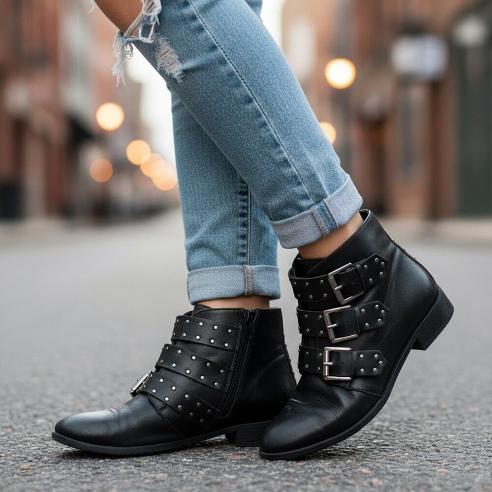 Genuine Leather Ankle Boots